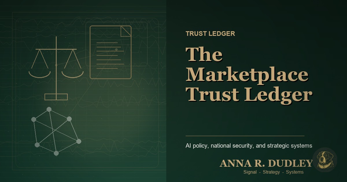 The Marketplace Trust Ledger preview card